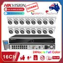 Original Hikvision 16CH 16PoE NVR Colorvu 4MP IP Camera Acesense CCTV System kit